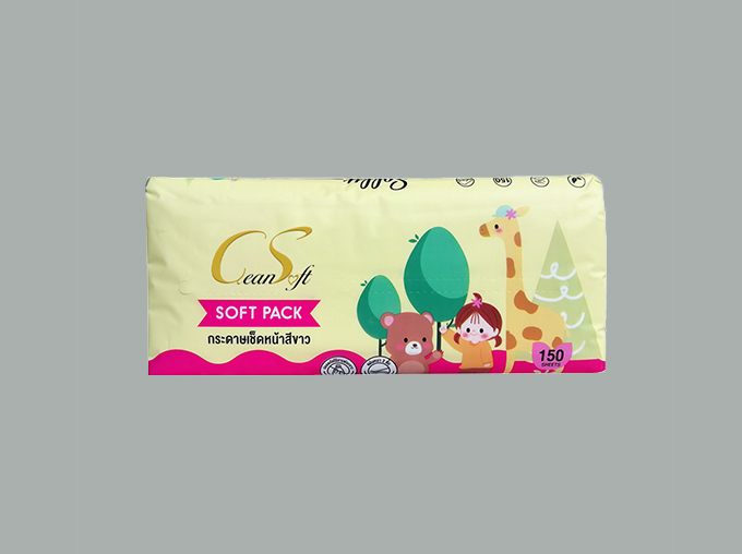 1 pack of soft facial tissue