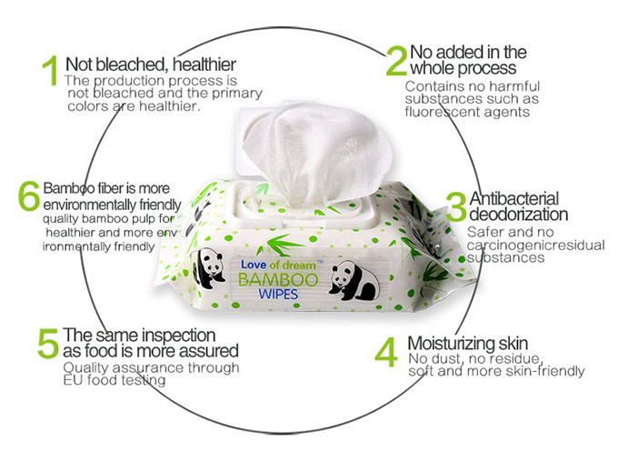advantage of bamboo wet wipes