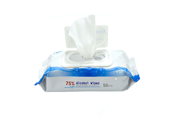 1 pack of wet wipes with 75% alcohol