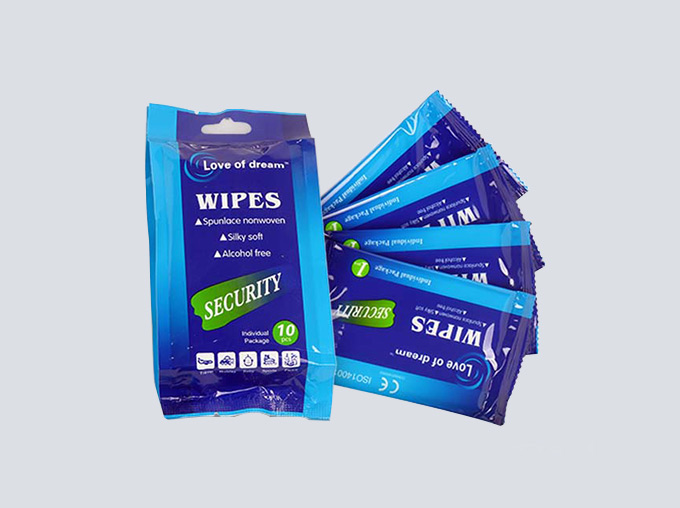 Bulk Individual Wrapped Single Wet Wipes For Restaurant & Travel
