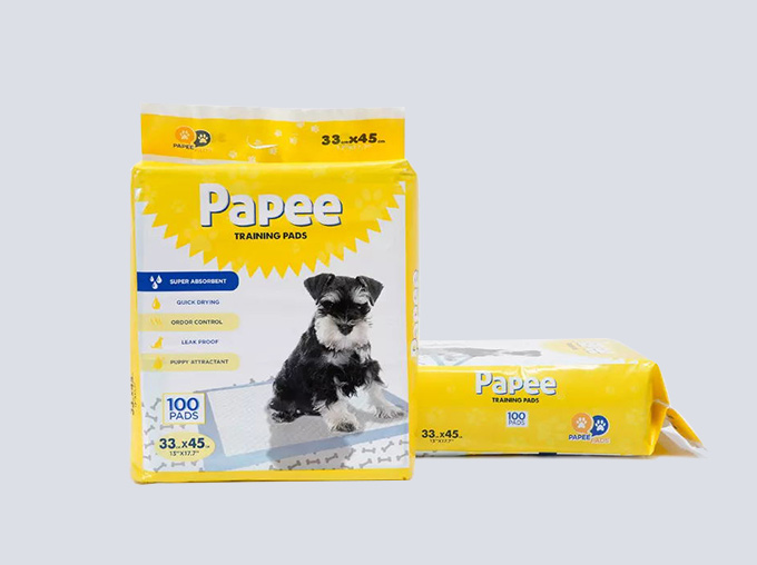 2 packs of small puppy pads