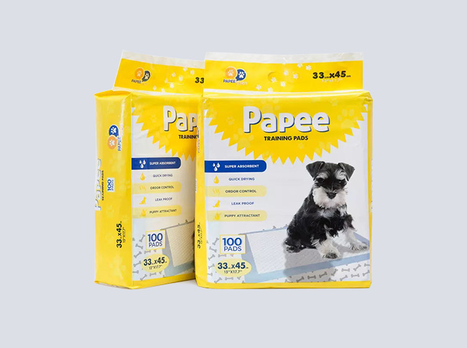 2 packs of small puppy pads
