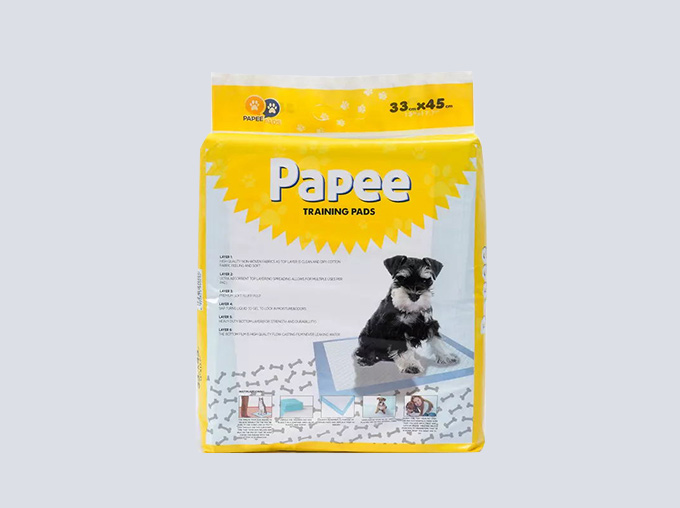 1 pack of small puppy pads